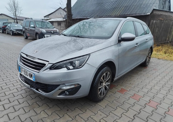 Peugeot 308 cena 15900 przebieg: 310000, rok produkcji 2016 z Warszawa małe 106